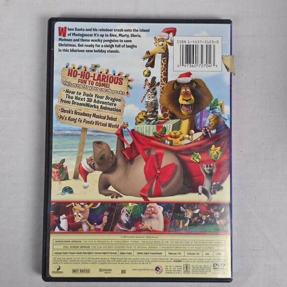 Merry Madagascar DVD DreamWorks Holiday - Picture 3 of 3
